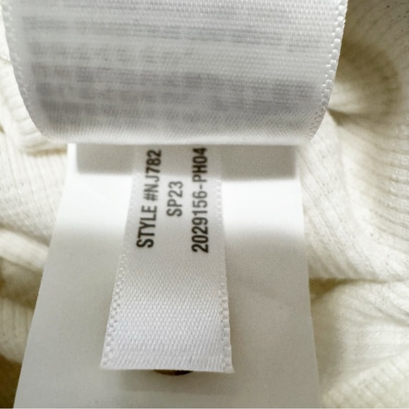 Madewell Ribbed Short Sleeve Thong Bodysuit NWT Medium - Picture 10 of 16